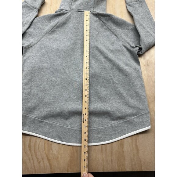 Nike Sportswear Tech Fleece Full-Zip Cape Grey/White Women's Hoodie M - Picture 6 of 7